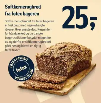 Føtex Softkernerugbrød fra føtex bageren tilbud