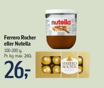 Føtex Ferrero Rocher eller Nutella tilbud