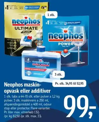 Føtex Neophos maskin-opvask eller additiver tilbud