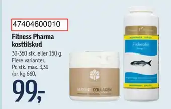 Føtex Fitness Pharma kosttilskud tilbud