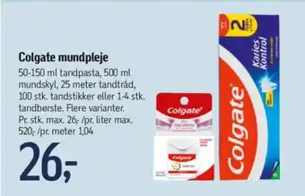 Føtex Colgate mundpleje tilbud