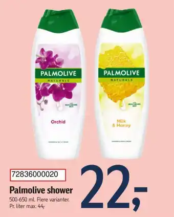 Føtex Palmolive shower tilbud