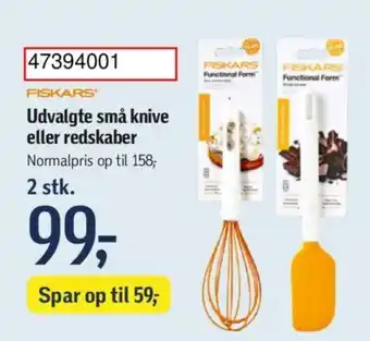 Føtex Udvalgte små knive eller redskaber tilbud