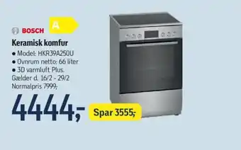 Føtex Keramisk komfur tilbud