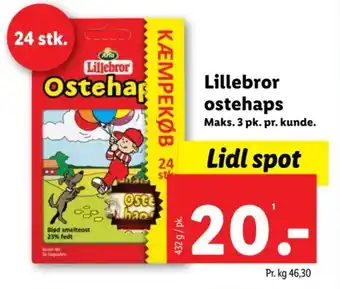 Lidl Lillebror ostehaps tilbud