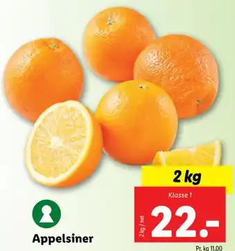 Lidl Appelsiner tilbud
