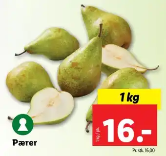 Lidl Pærer tilbud