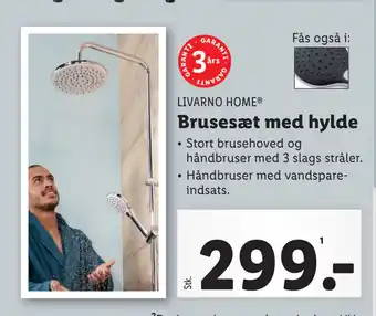 Lidl Brusesæt med hylde tilbud