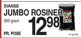ABC Lavpris JUMBO ROSINER tilbud