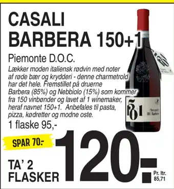 CASALI BARBERA 150+1