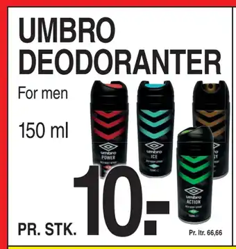 UMBRO DEODORANTER