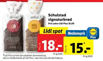 Lidl Schulstad signaturbrød tilbud