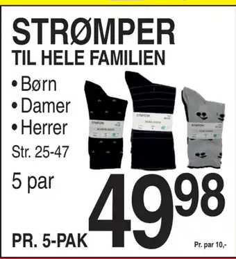 ABC Lavpris STRØMPER tilbud