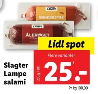 Slagter Lampe salami