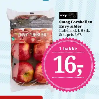 Dagli'Brugsen Smag Forskellen Envy æbler tilbud