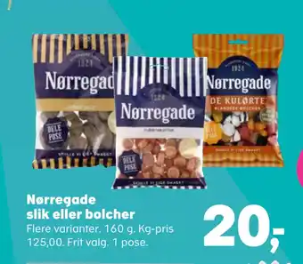 Kvickly Nørregade slik eller bolcher tilbud