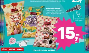 Kvickly Kims chips battle tilbud