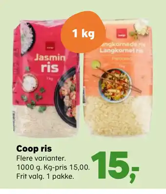 Kvickly Coop ris tilbud