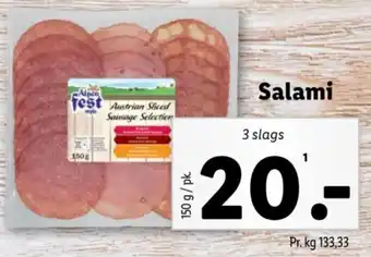 Lidl Salami tilbud