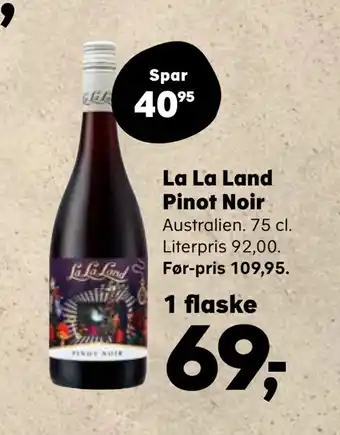 Kvickly La La Land Pinot Noir tilbud