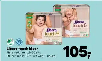 Kvickly Libero touch bleer tilbud