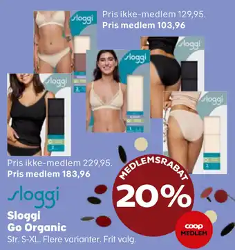 Kvickly Sloggi Go Organic tilbud