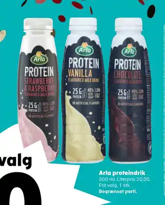 Kvickly Arla proteindrik tilbud