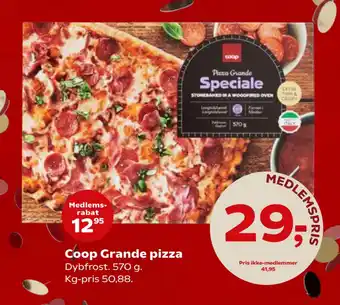 SuperBrugsen Coop Grande pizza tilbud