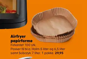 Kvickly Airfryer papirforme tilbud