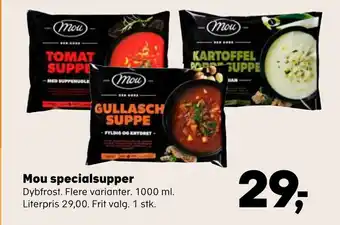 Kvickly Mou specialsupper tilbud