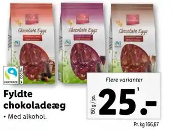 Lidl Fyldte chokoladeæg tilbud
