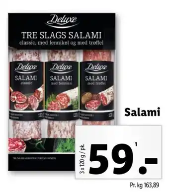 Lidl Salami tilbud