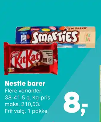 SuperBrugsen Nestle barer tilbud