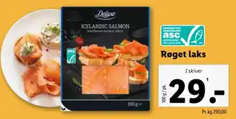 Lidl Røget laks tilbud