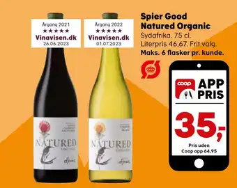 SuperBrugsen Spier Good Natured Organic tilbud