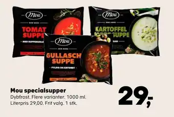 SuperBrugsen Mou specialsupper tilbud