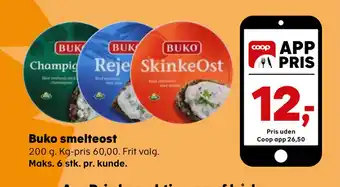 SuperBrugsen Buko smelteost tilbud