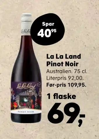 SuperBrugsen La La Land Pinot Noir tilbud