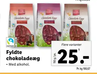 Lidl Fyldte chokoladeæg tilbud