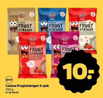 Netto Castus frugtstænger 5-pak tilbud