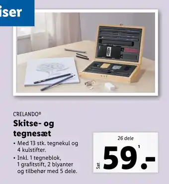 Skitse- og tegnesæt
