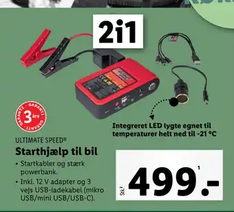 Lidl Starthjælp til bil tilbud