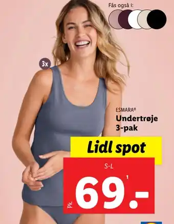 Lidl Undertrøje 3-pak tilbud