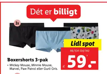 Lidl Boxershorts 3-pak tilbud