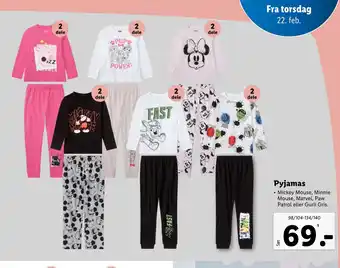 Lidl Pyjamas tilbud