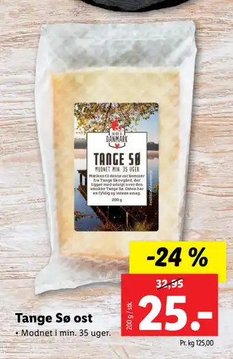 Lidl Tange Sø ost tilbud
