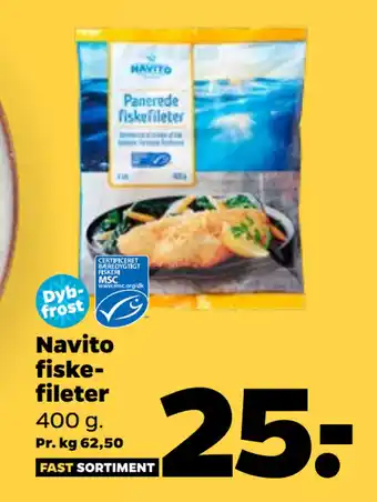 Netto Navito fiskefileter tilbud