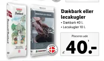 Lidl Dækbark eller lecakugler tilbud