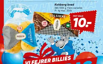 Bilka Kohberg brød tilbud
