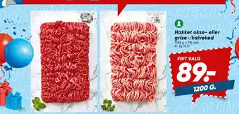 Bilka Hakket okse- eller grise-/kalvekød tilbud